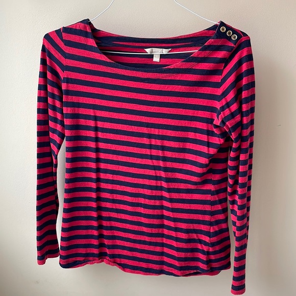 Banana Republic Tops - Banana Republic stripes long sleeve shirt